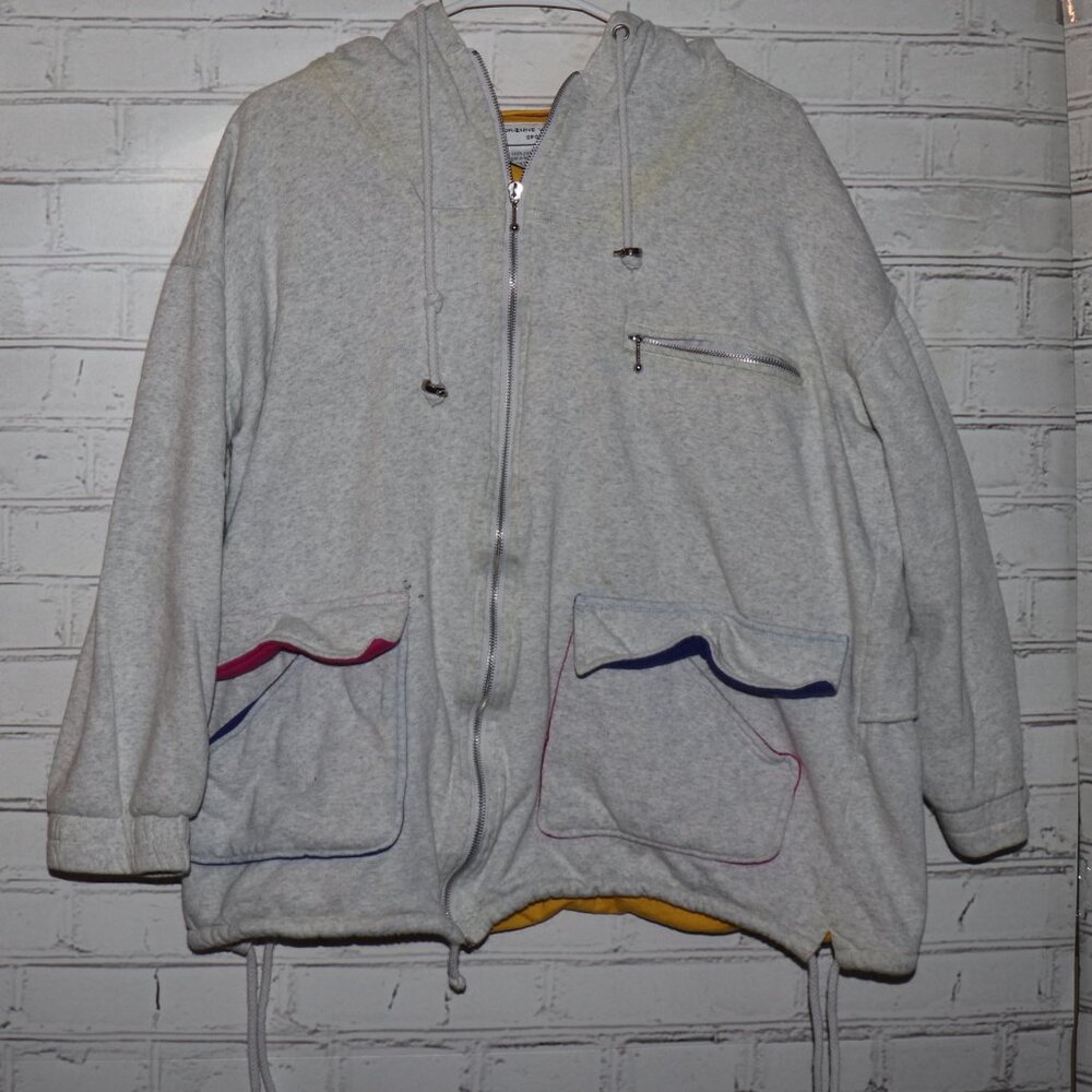 🤍 Adrienne Vittadini Sport Zip‑Up Jacket · Size Medium